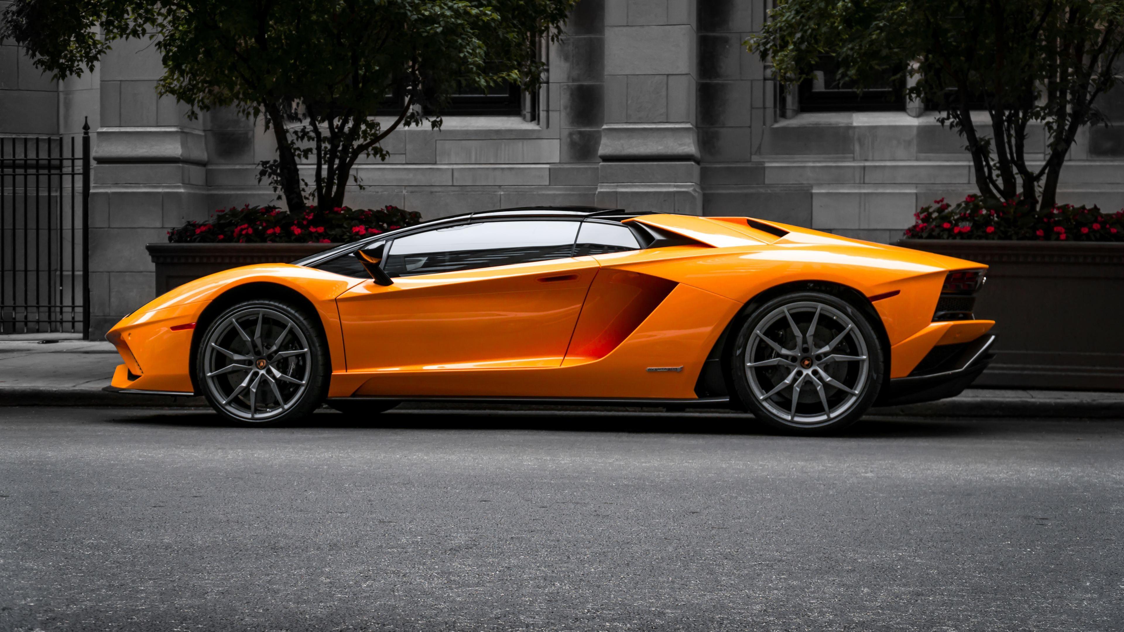 Orange Aventador Supercar Wallpapers Wallpaper Cave