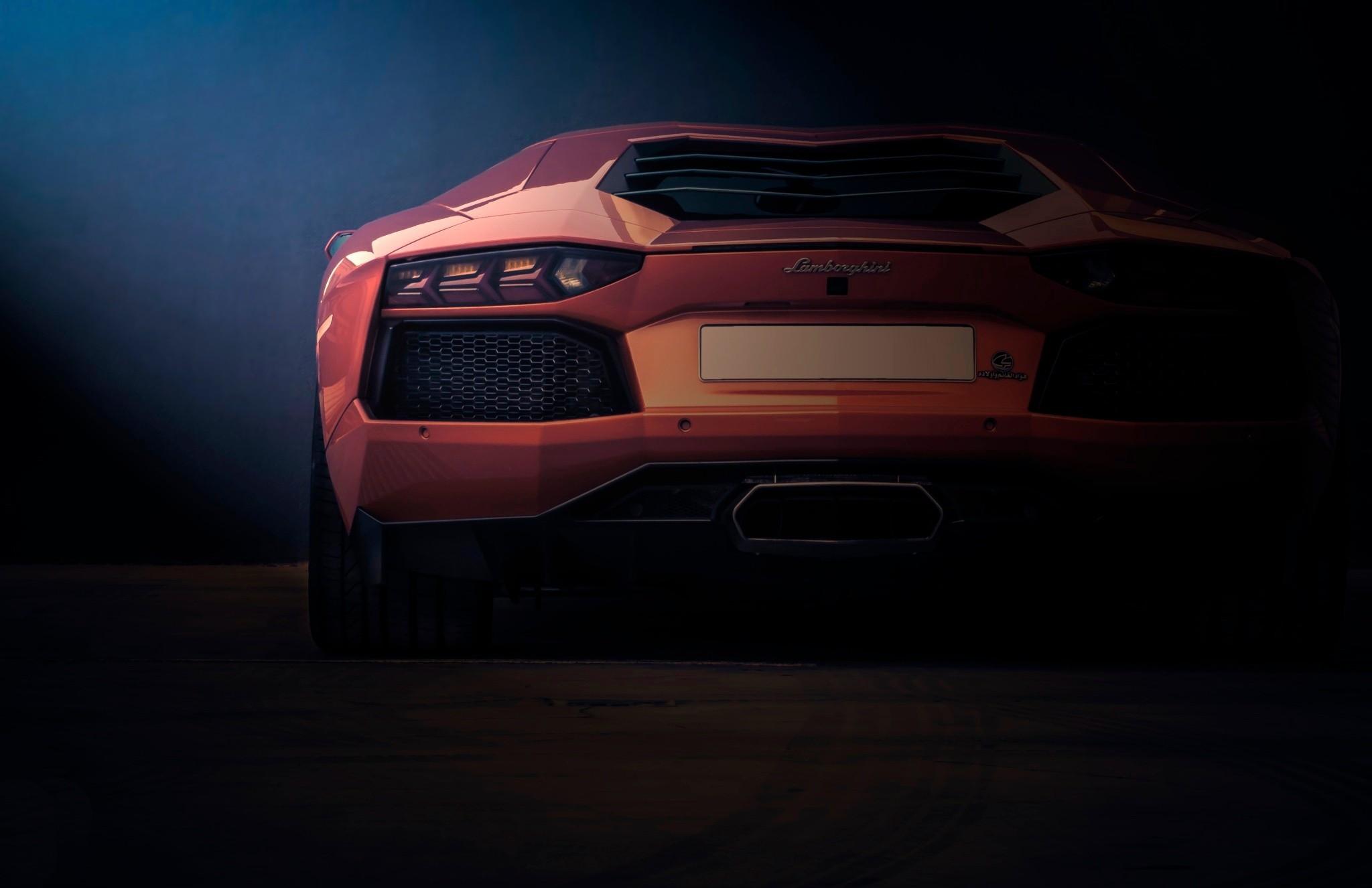 Orange Aventador Supercar Wallpapers Wallpaper Cave