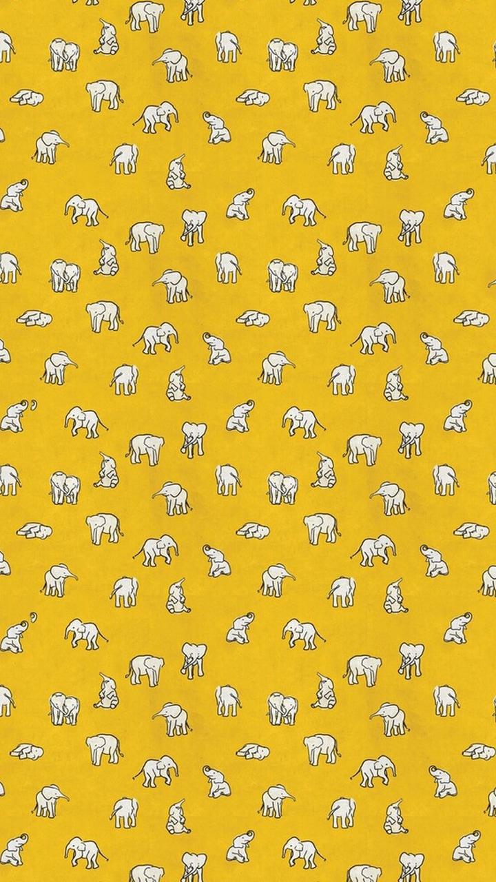 Aesthetic Wallpaper Dinosaur Yellow