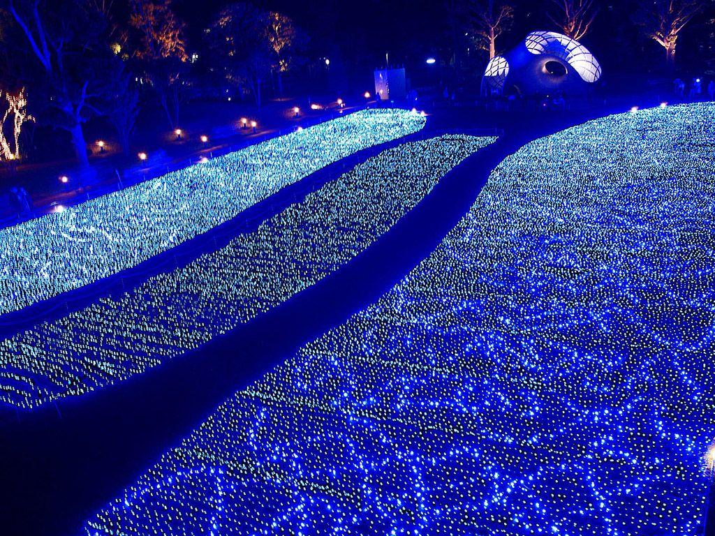 Blue Christmas Light Wallpapers Wallpaper Cave