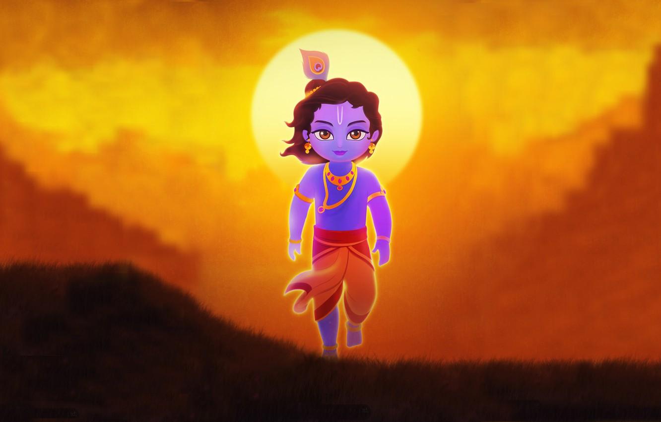 Little Krishna Desktop Wallpapers Wallpaper Cave