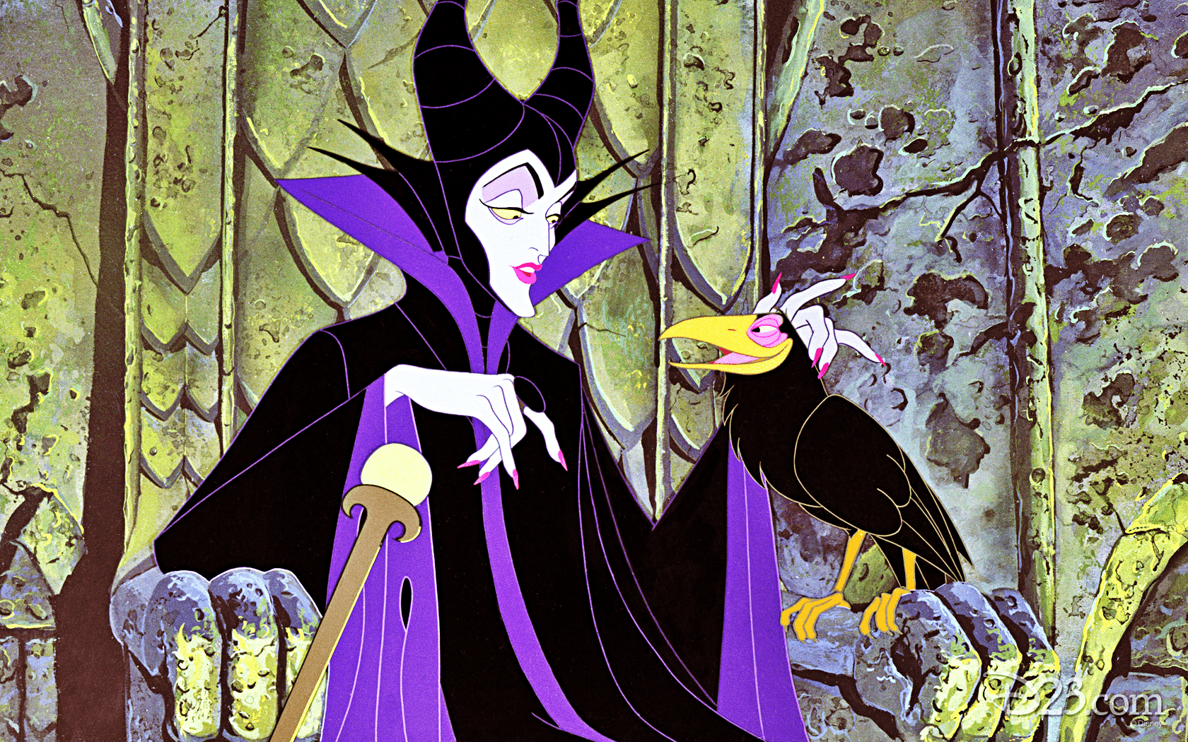 Purple Maleficent Wallpapers Wallpaper Cave