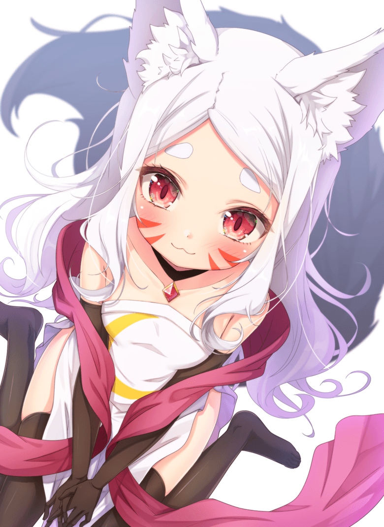 Anime Fox Girl Shy Wallpapers Wallpaper Cave