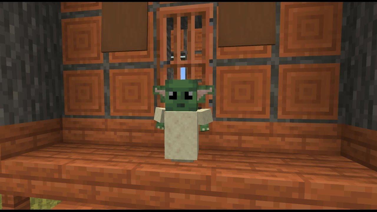 Minecraft Baby Yoda Wallpapers Wallpaper Cave