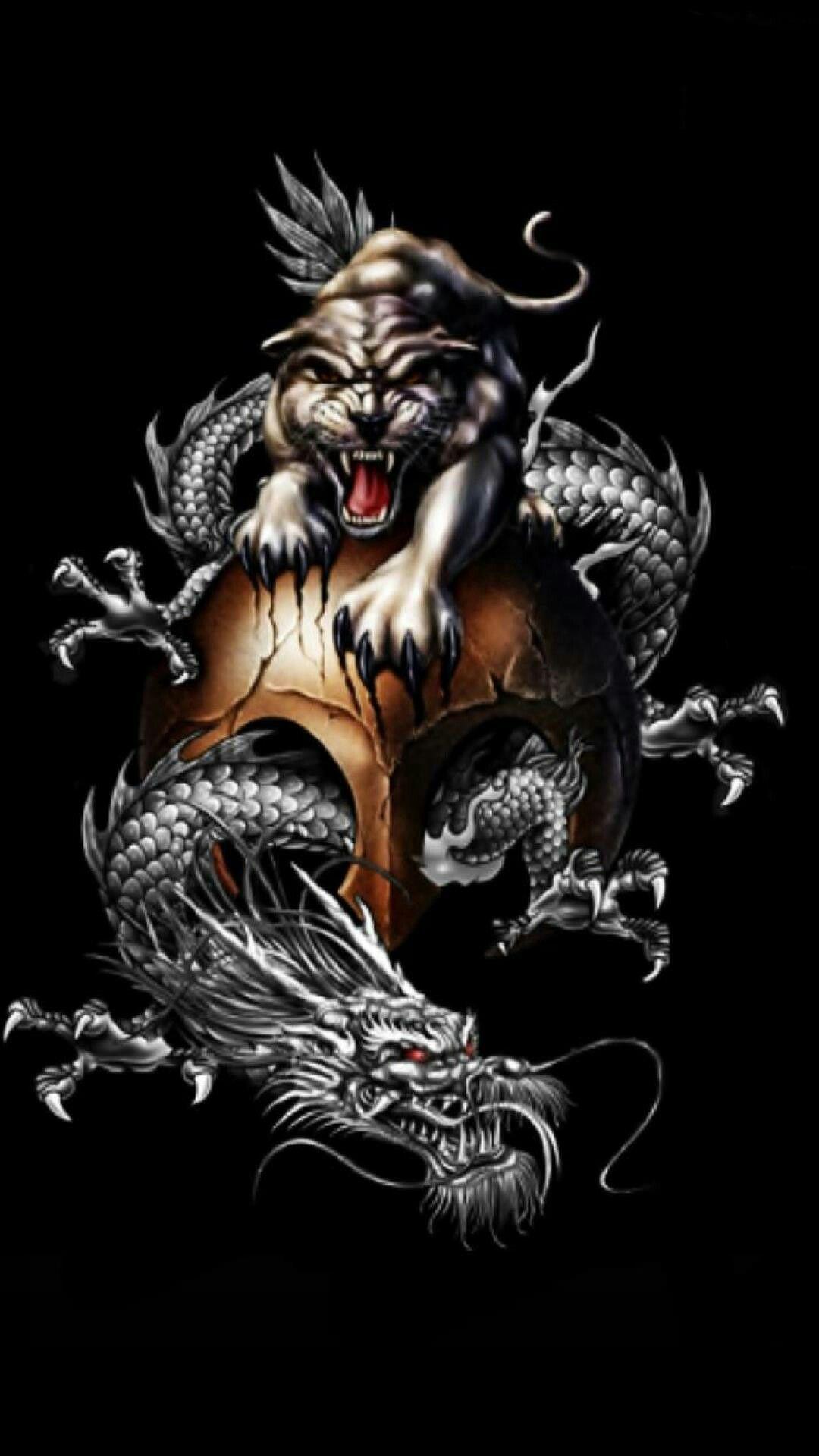 Dragon Yin Yang iPhone Wallpapers Wallpaper Cave