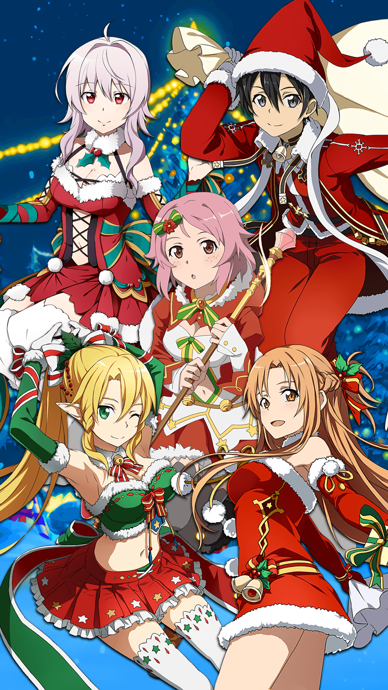 Kirito Christmas Wallpapers Wallpaper Cave