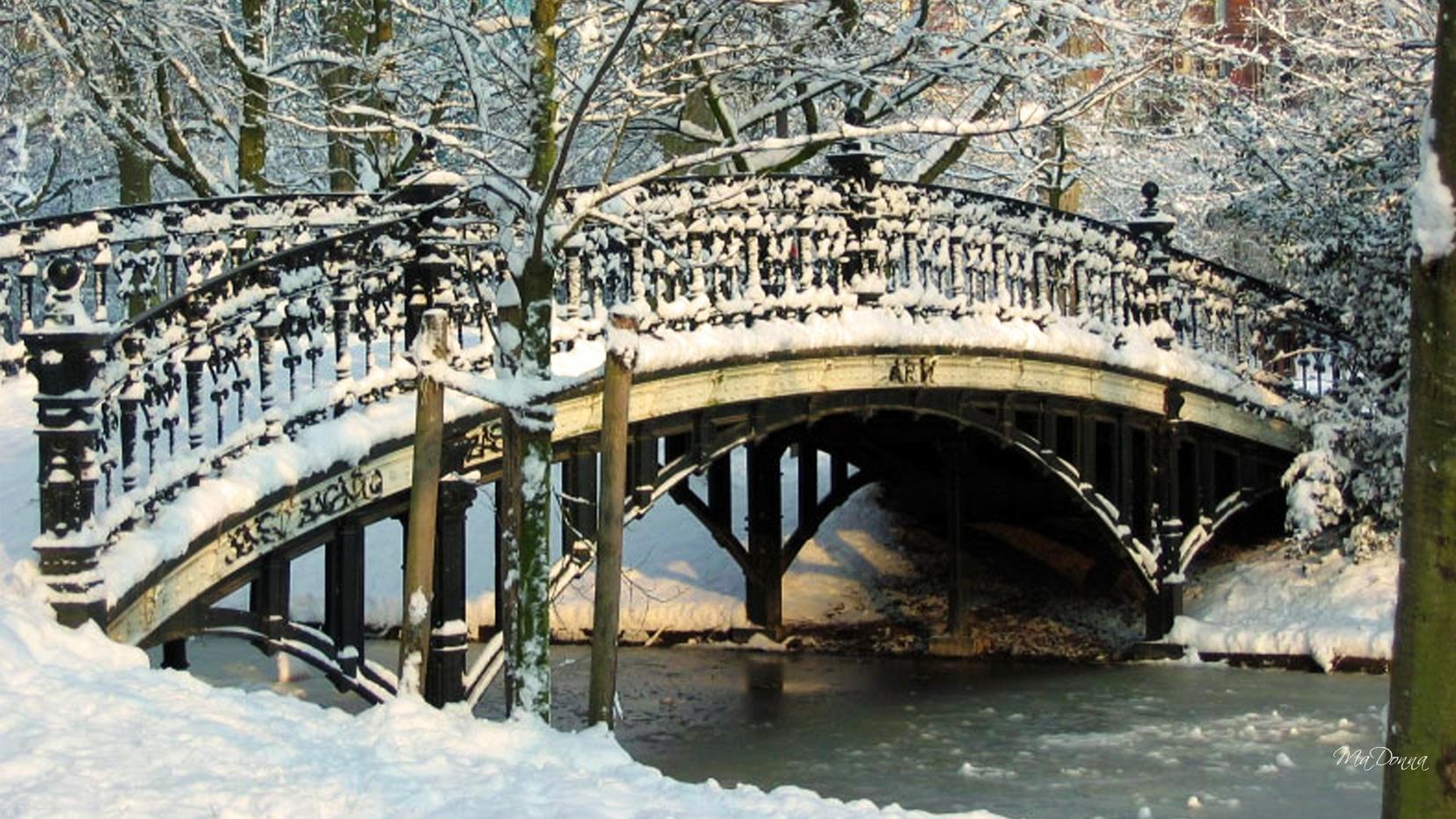 Frozen Bridge Wallpapers Wallpaper Cave