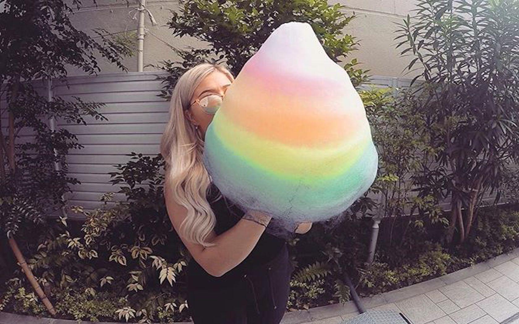 Rainbow Cotton Candy Wallpapers Wallpaper Cave