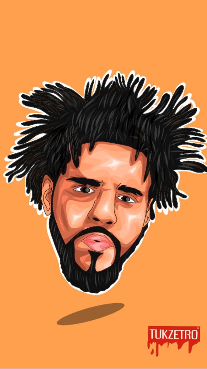 J Cole Cartoon Wallpapers Wallpaper Cave