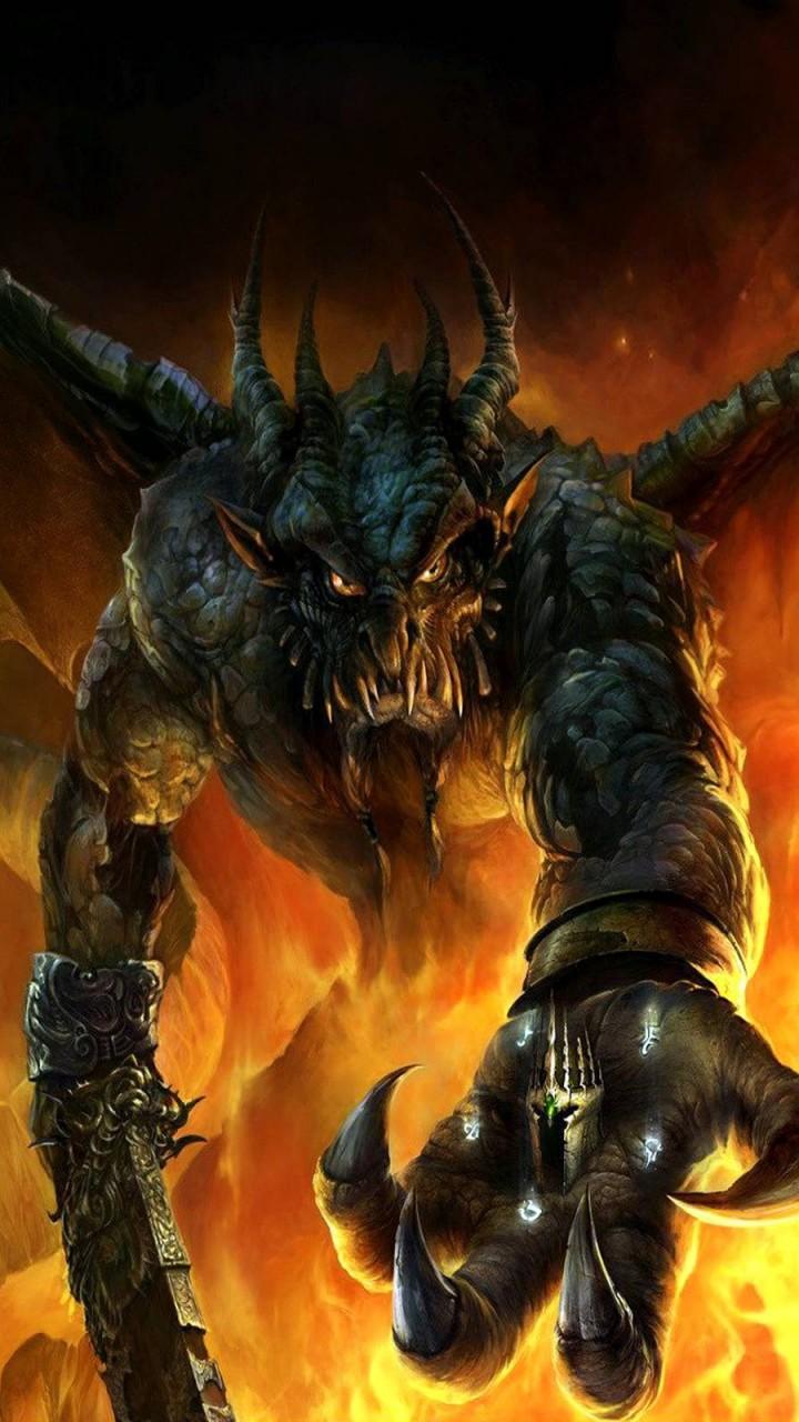 Demon Dragon Wallpapers Wallpaper Cave