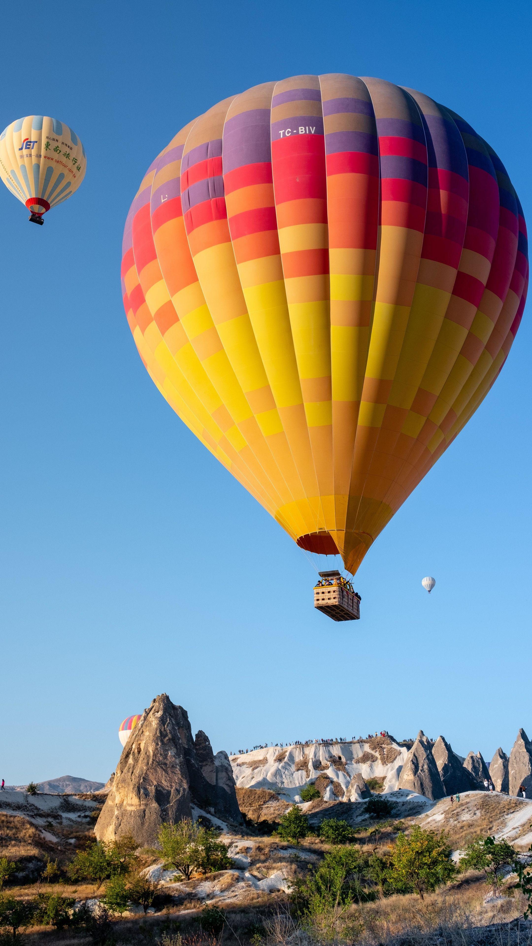 Hot Air Balloon Nature iPhone Xs Max Wallpapers