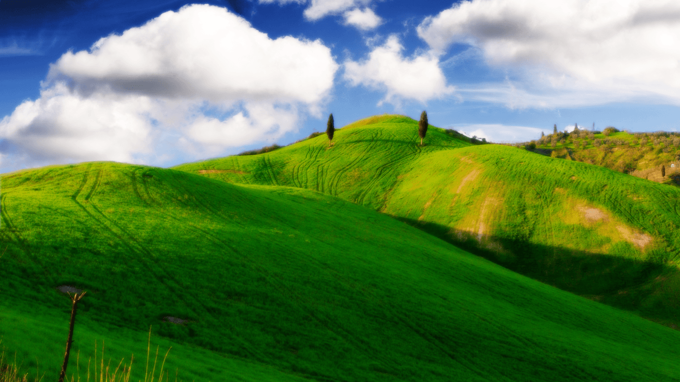 Green Rolling Hills Wallpapers Wallpaper Cave