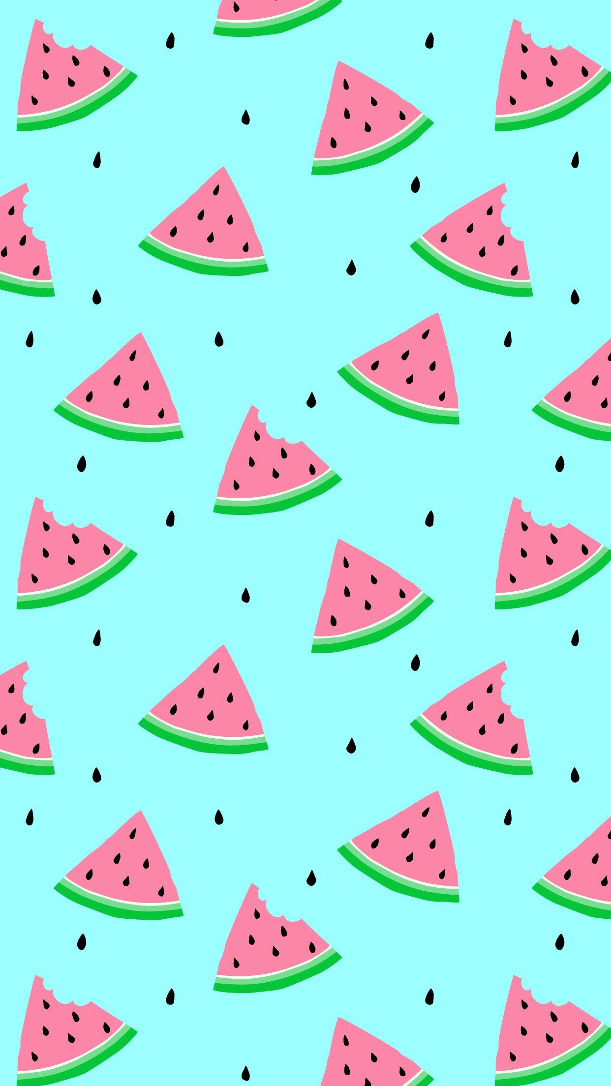 Kawaii Watermelon Wallpapers Wallpaper Cave