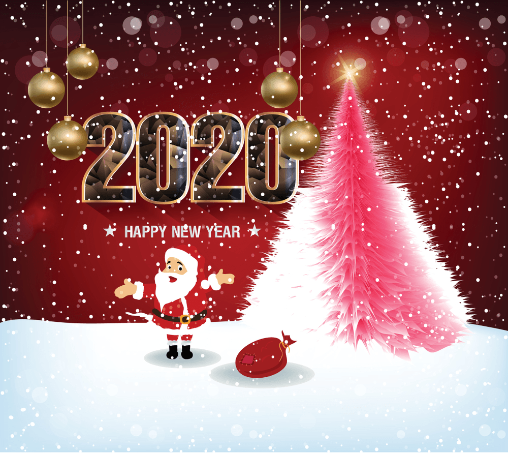 Merry Christmas, Happy 2020 Wallpapers Wallpaper Cave