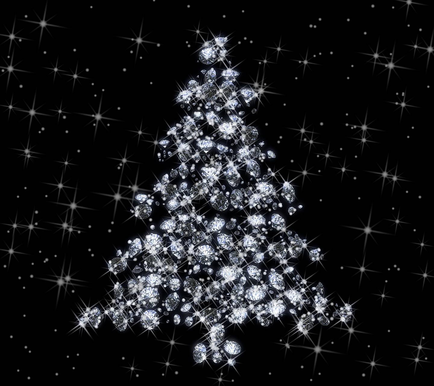 Diamond Christmas Decorations Wallpapers Wallpaper Cave