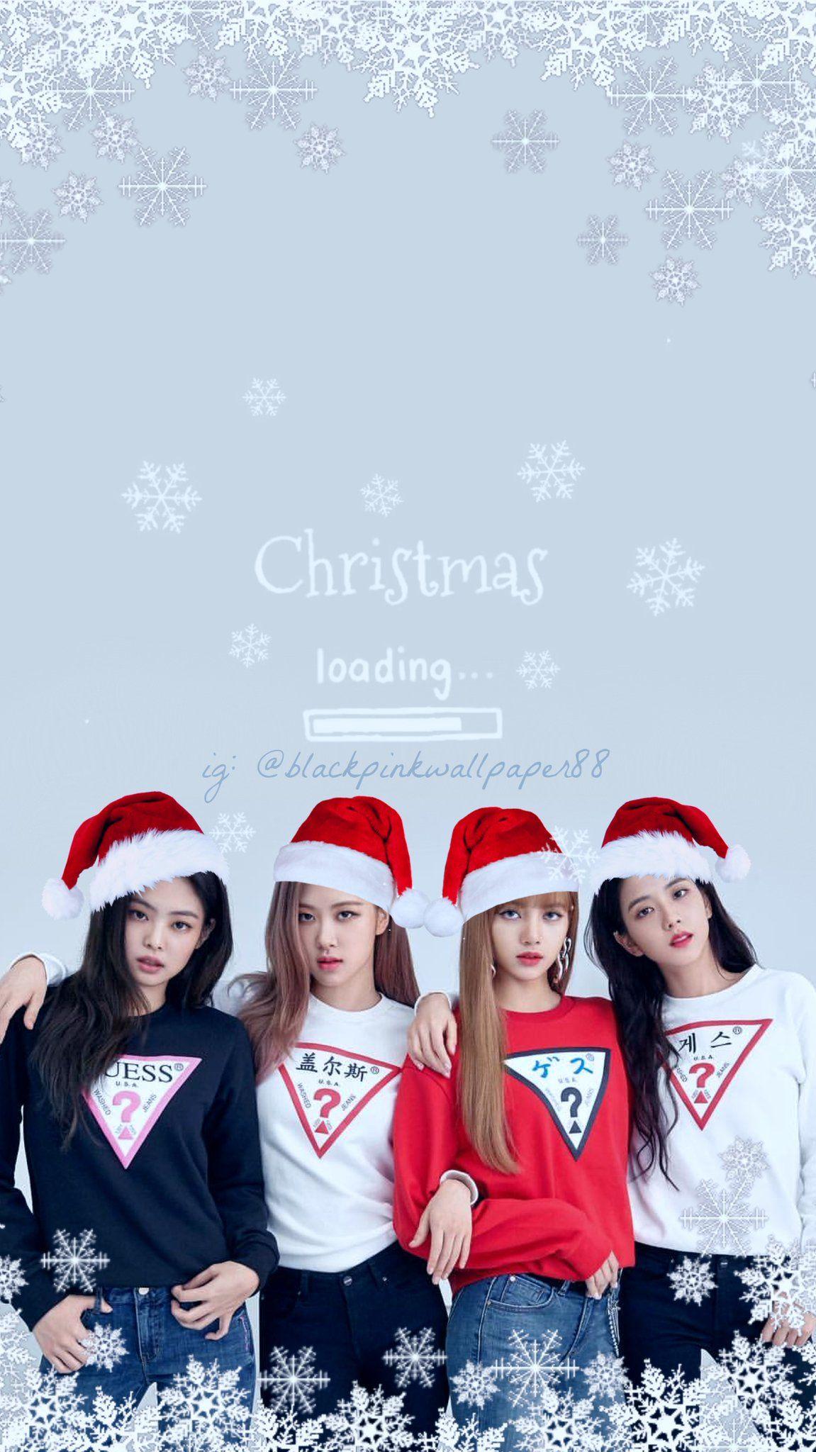 Blackpink Christmas Wallpapers Wallpaper Cave