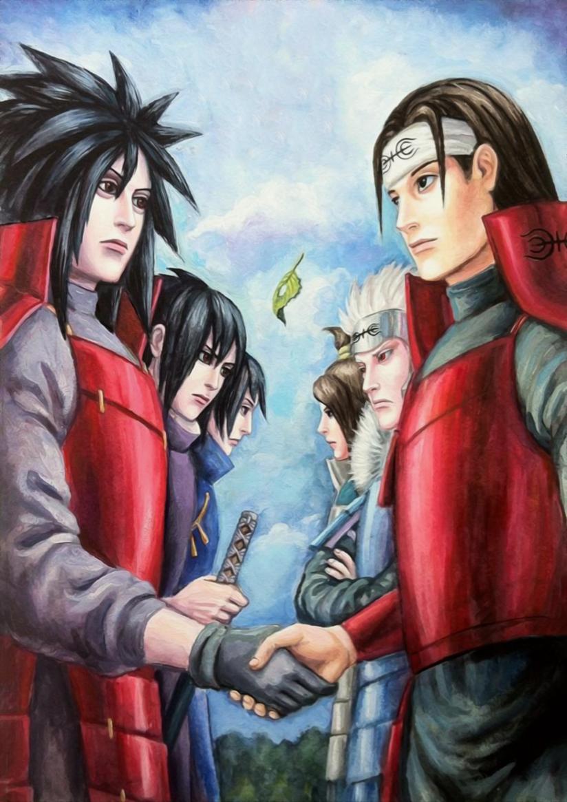 Madara Vs Hashirama Desktop Wallpapers Wallpaper Cave