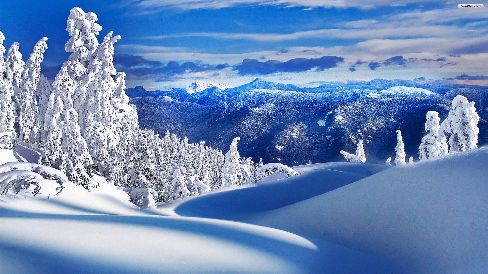 Christmas Landscape Wallpapers Wallpaper Cave