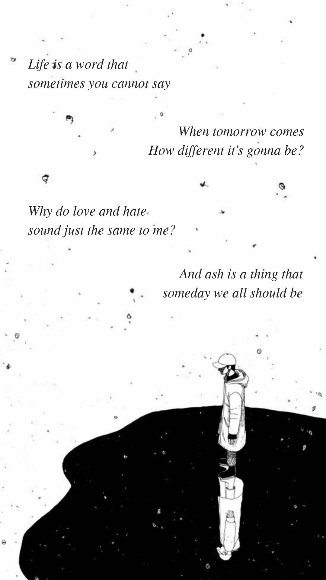 BTS RM Quotes Wallpapers Wallpaper Cave