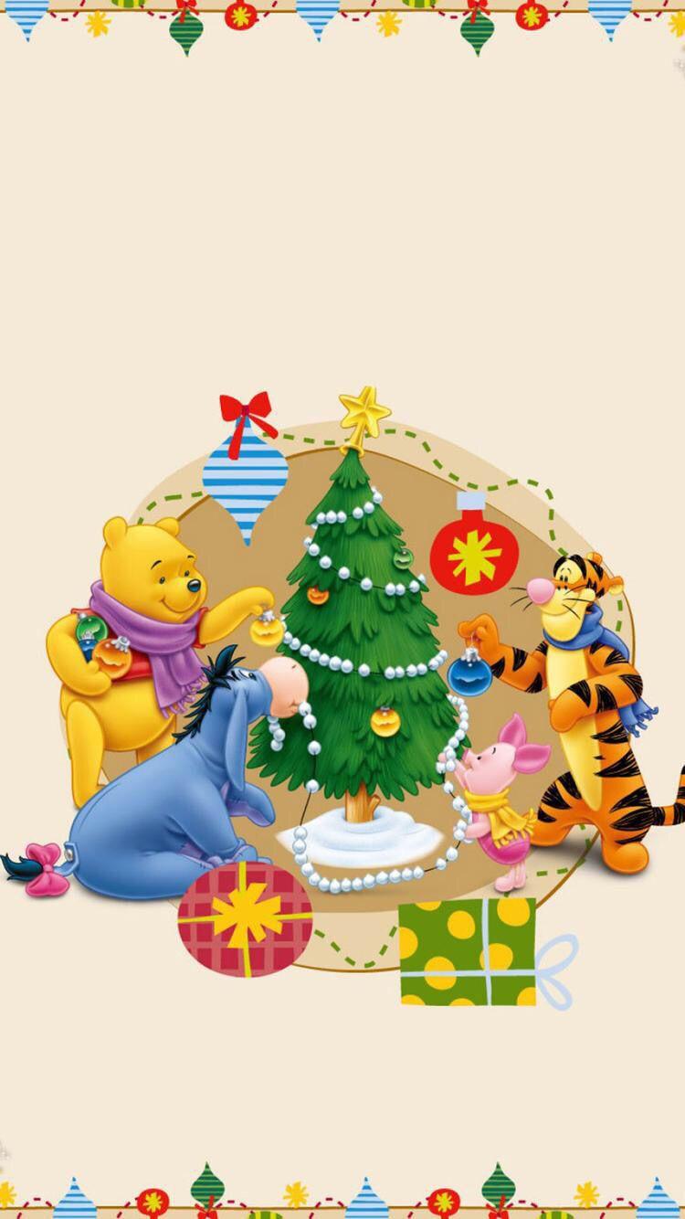 Christmas Winnie The Pooh Wallpapers Wallpaper Cave