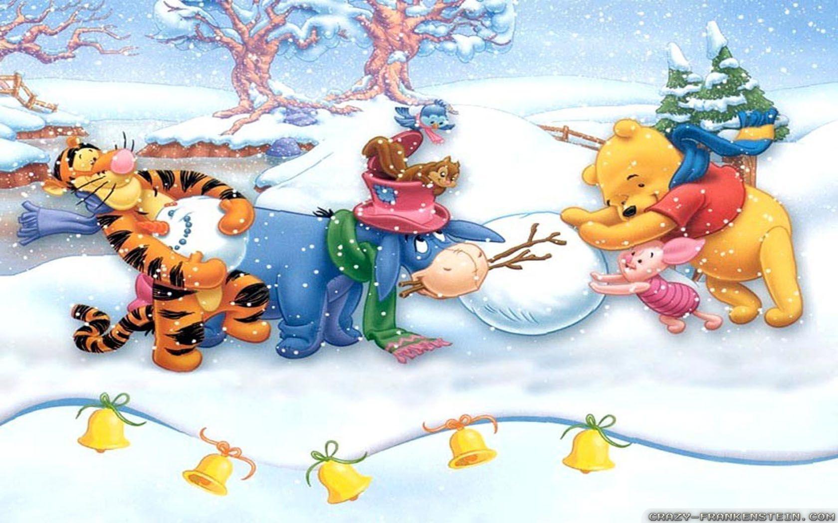 Christmas Winnie The Pooh Wallpapers Wallpaper Cave