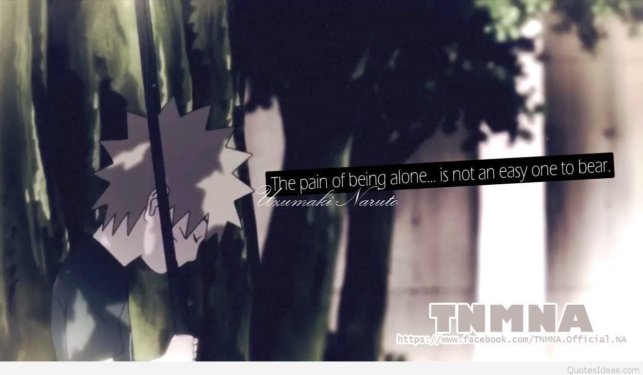 Sad Naruto Wallpaper With Quotes