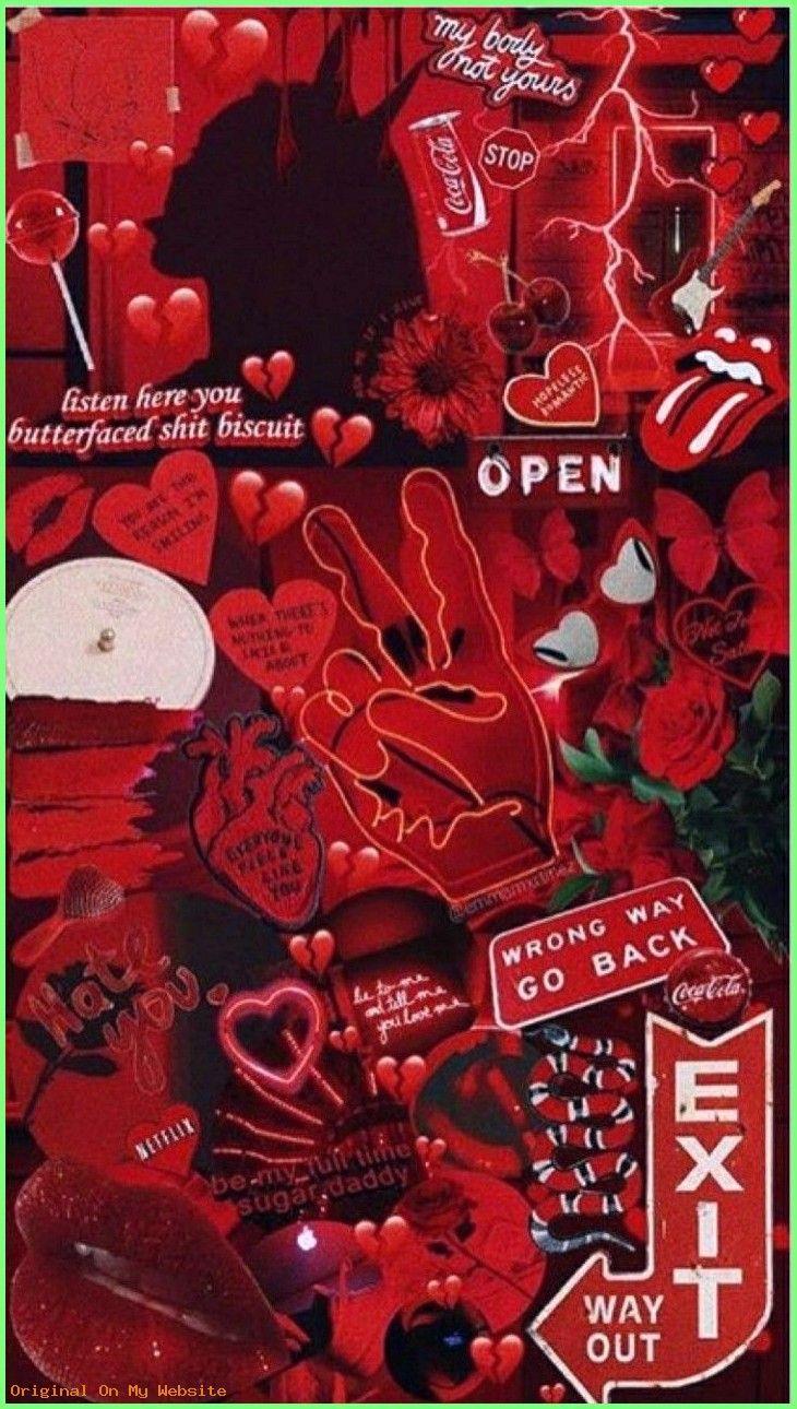 Retro Red Wallpapers Wallpaper Cave