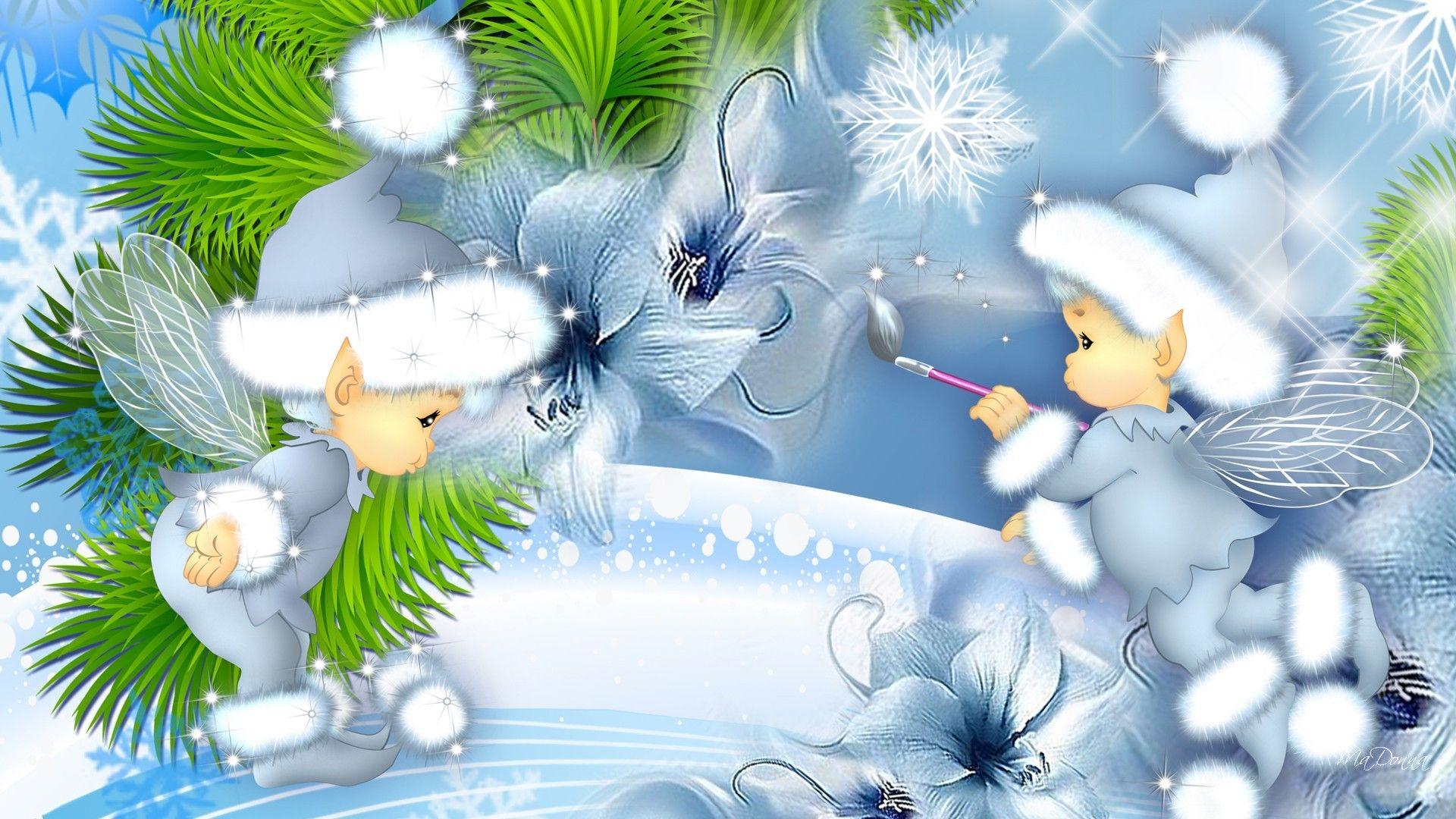 Christmas Fairy Wallpapers Wallpaper Cave