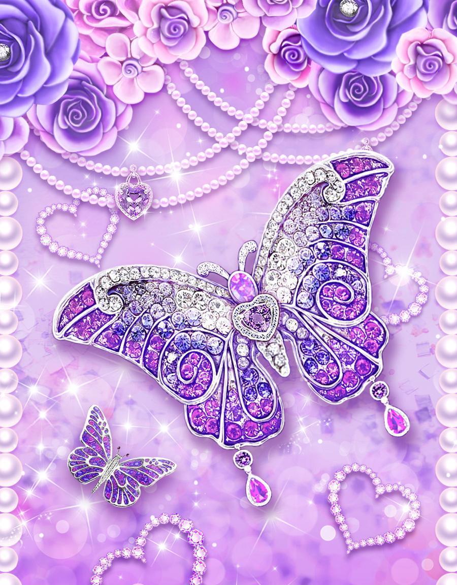 Diamond Butterfly Wallpapers Wallpaper Cave