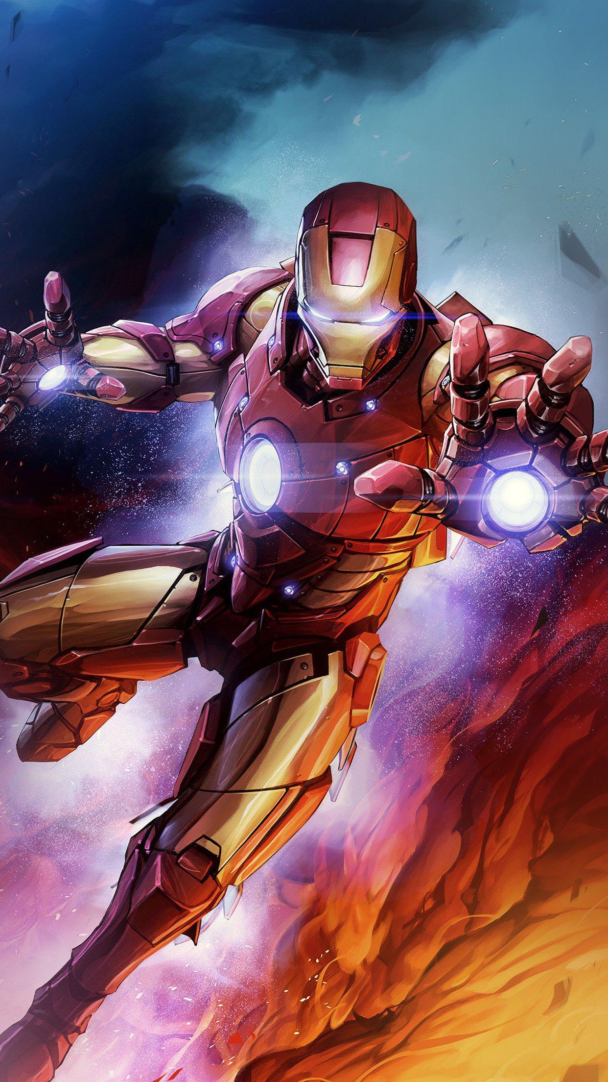 Iron Man Flying iPhone Wallpapers Wallpaper Cave