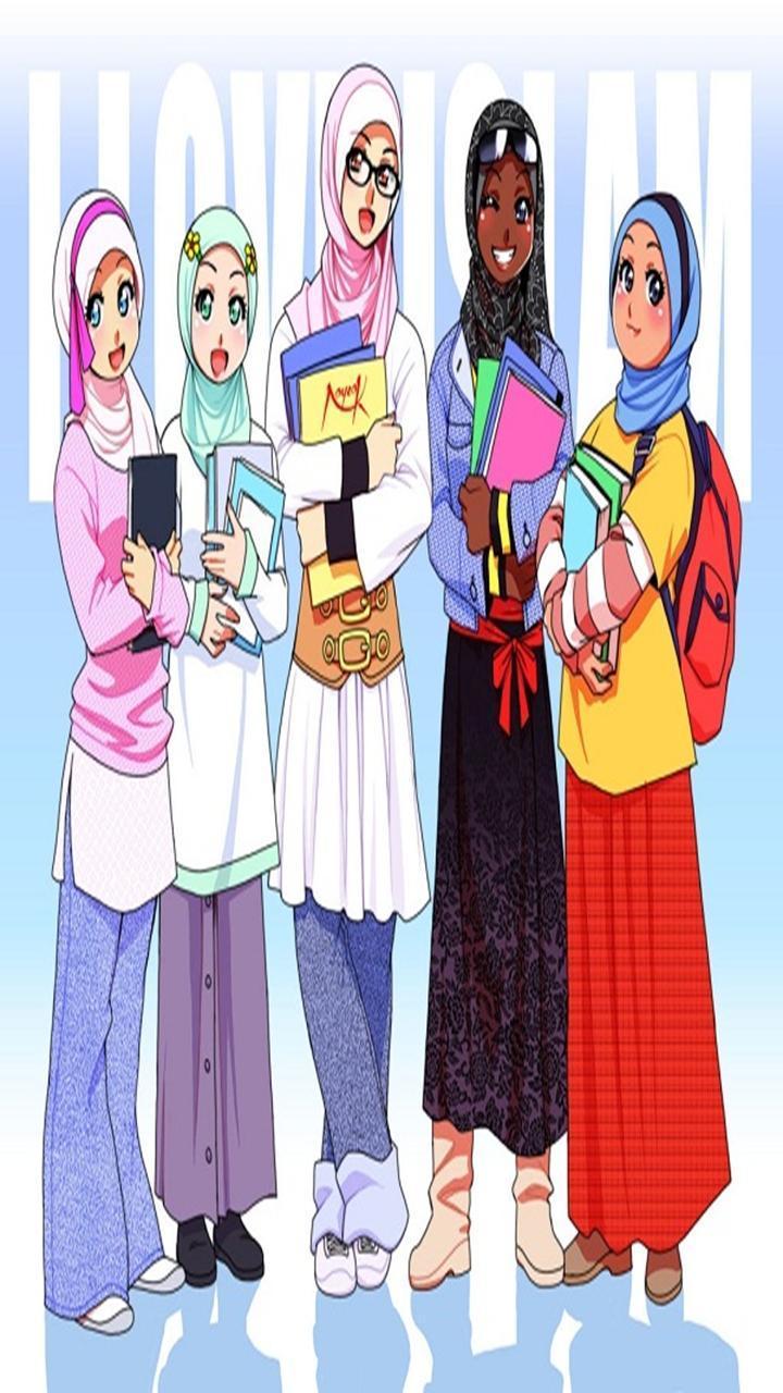 Anime Hijab Wallpapers Wallpaper Cave