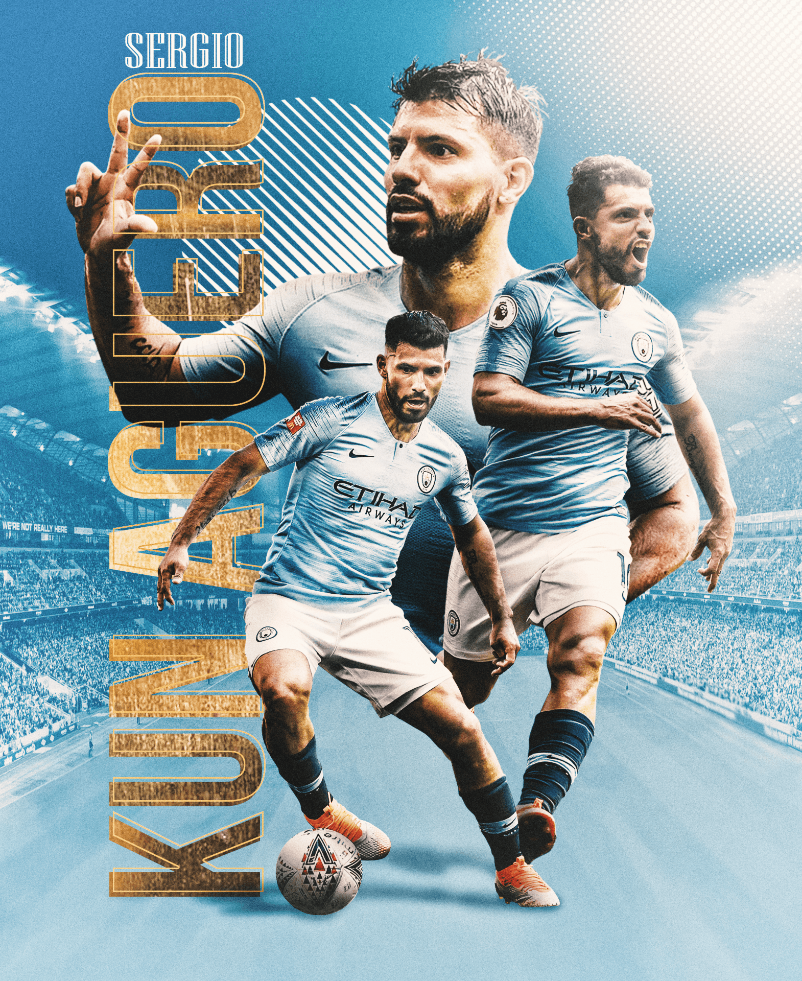 Manchester City Kun Aguero Phone Wallpapers Wallpaper Cave
