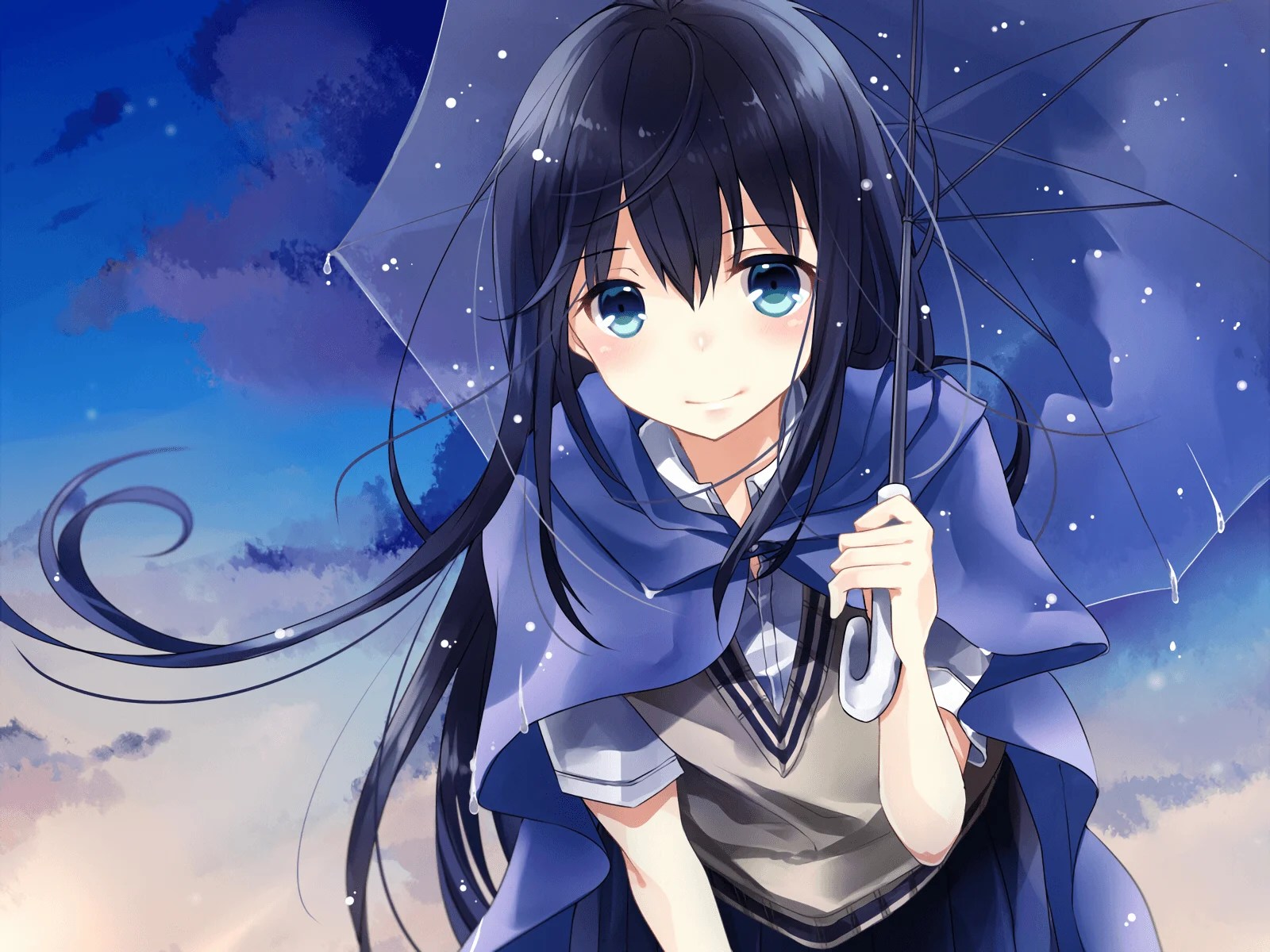 Anime Black Hair Girl Wallpapers - Wallpaper Cave