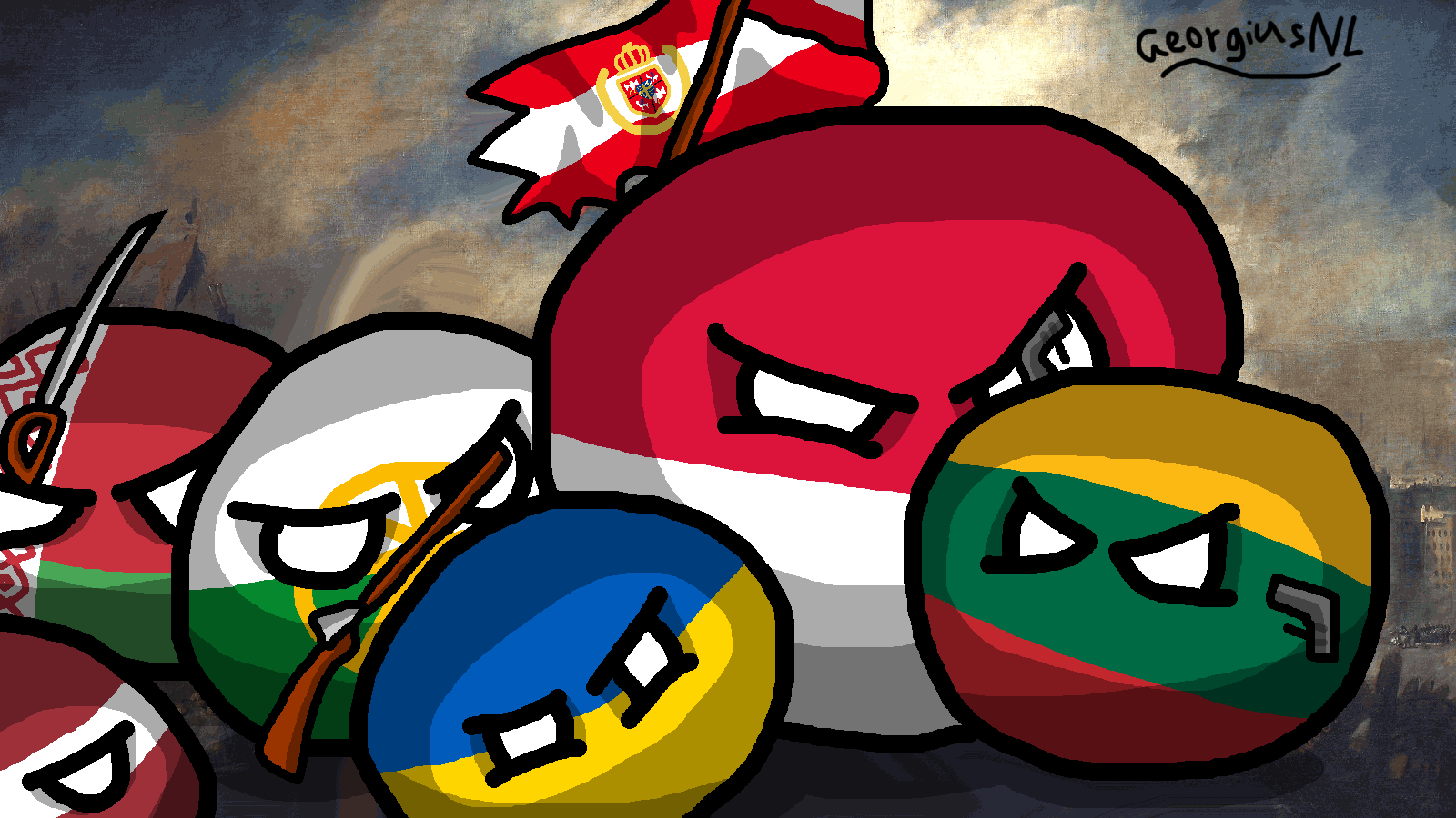 Countryballs Wallpaper