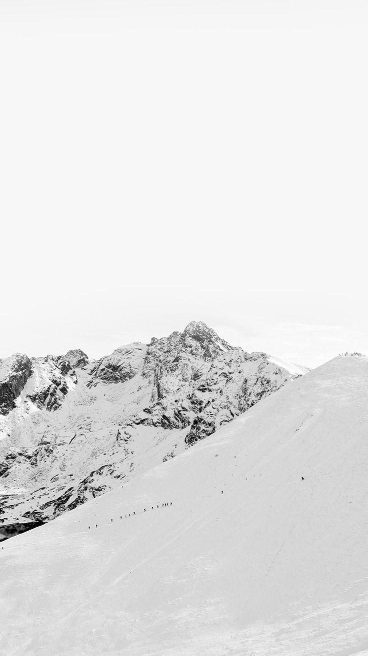 Minimalist Mountain Black And White Wallpapers Wallpaper Cave