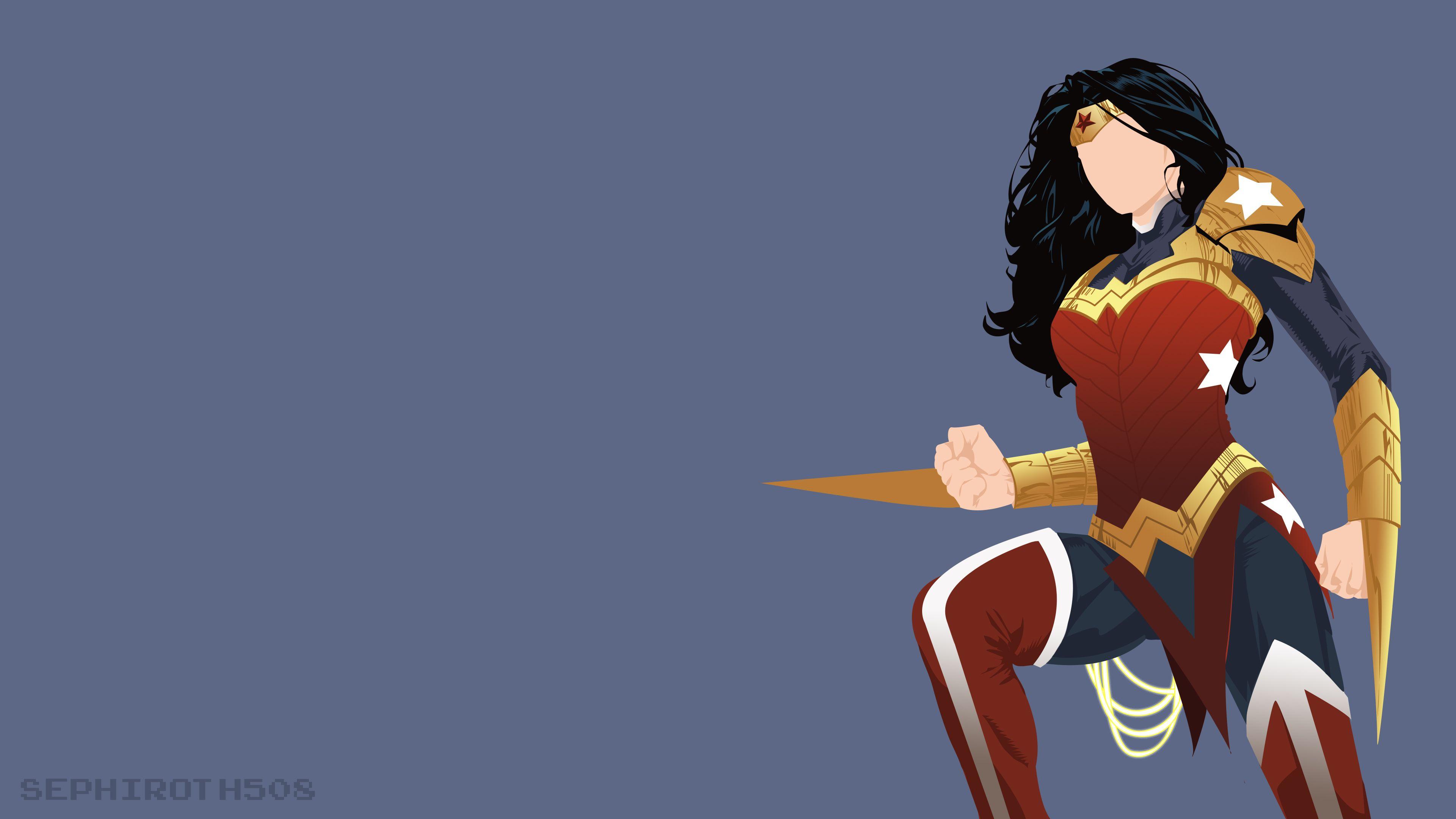 Wonder Woman Cartoon Wallpapers - Wallpaper Cave