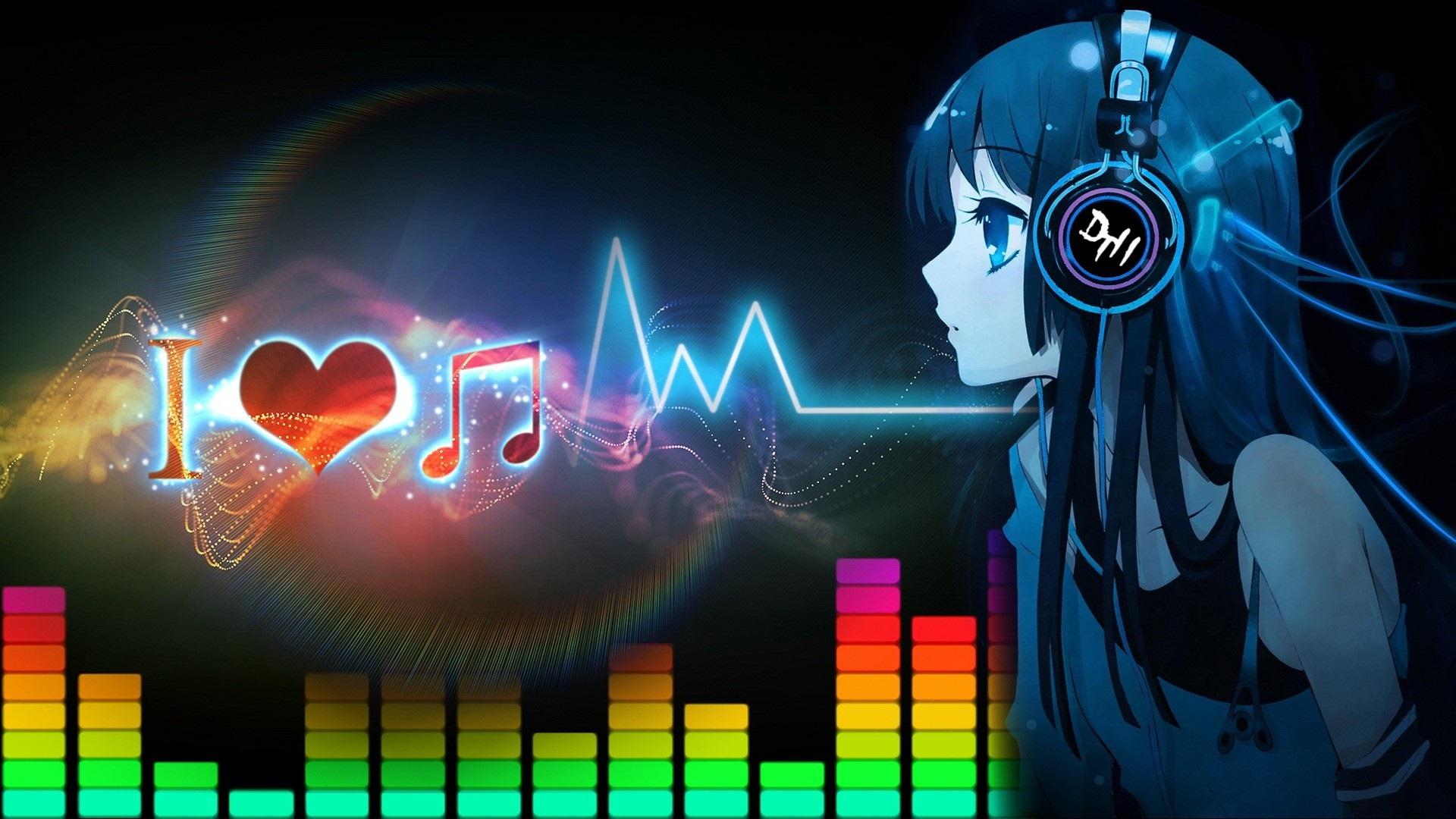 Anime Girl Music Wallpapers Wallpaper Cave