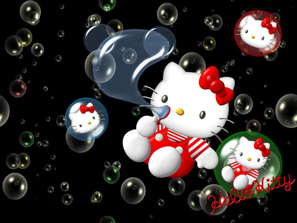 Bubble Hello Kitty Desktop Wallpapers Wallpaper Cave