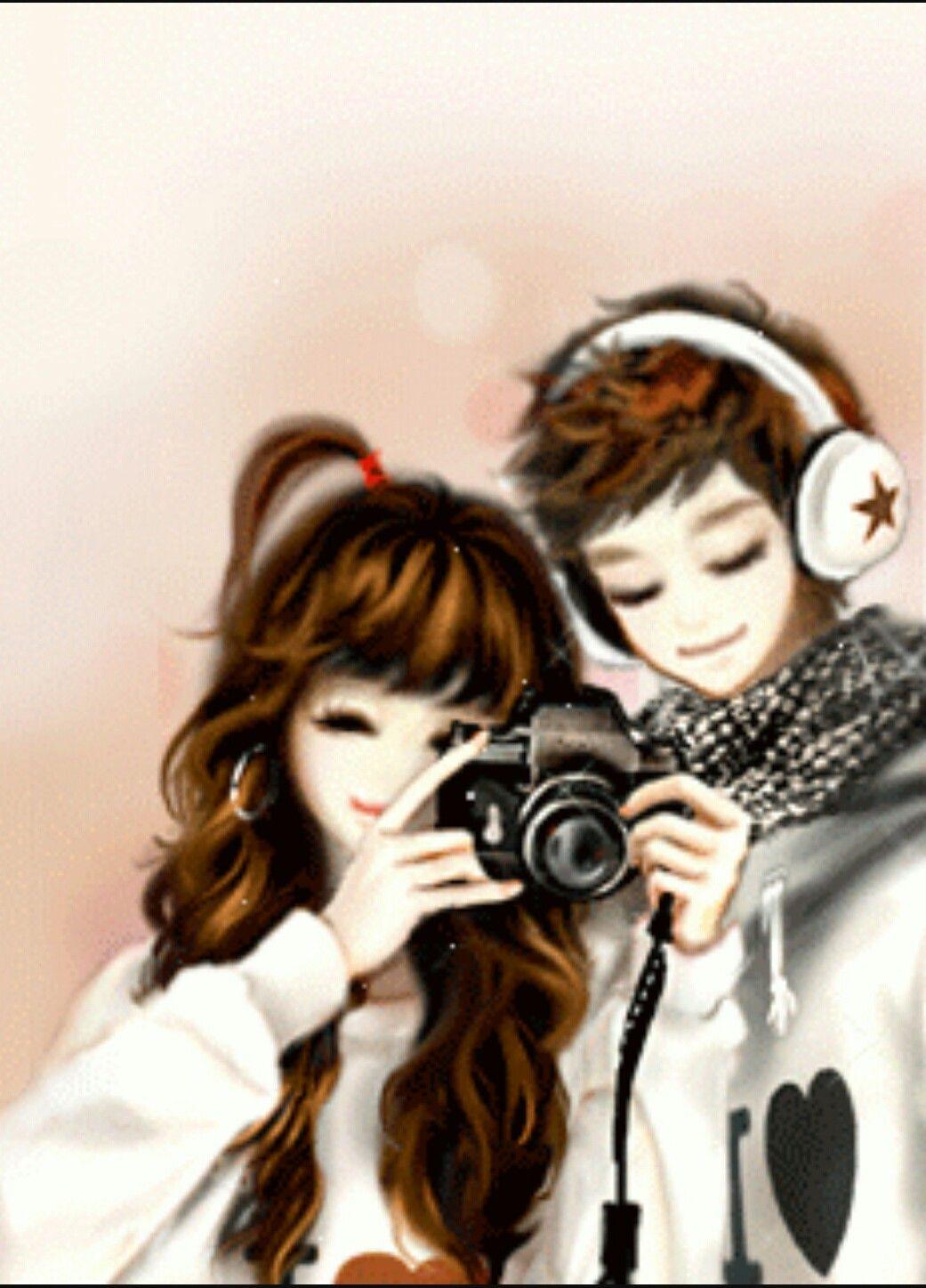 Korean HD Anime Couple Love Music Wallpapers Wallpaper Cave