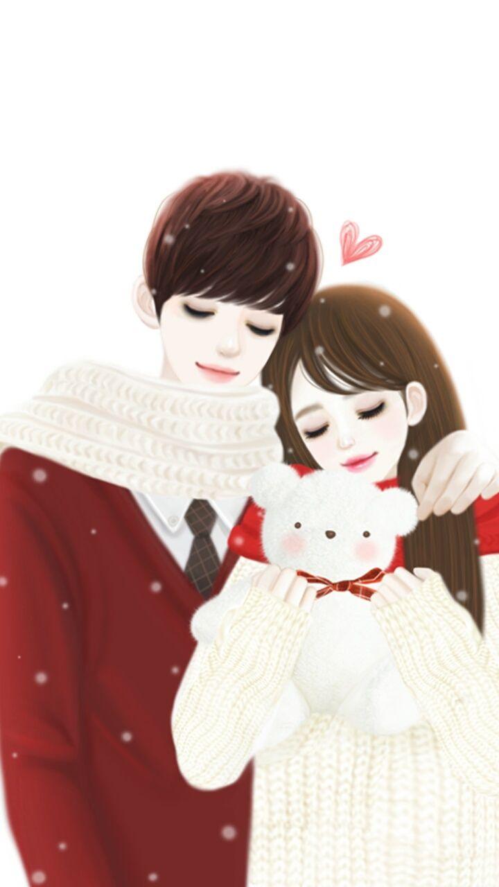 Top 109+ Korean anime couple wallpaper