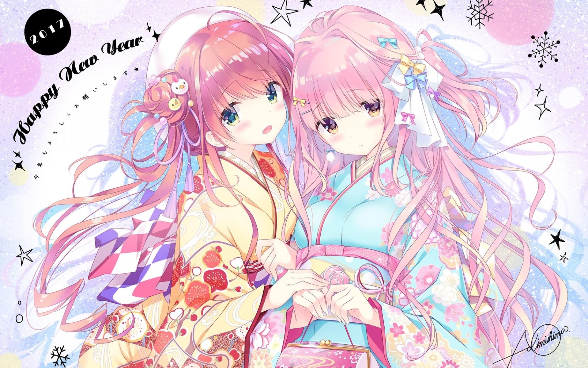 Anime Happy New Year Wallpapers Wallpaper Cave