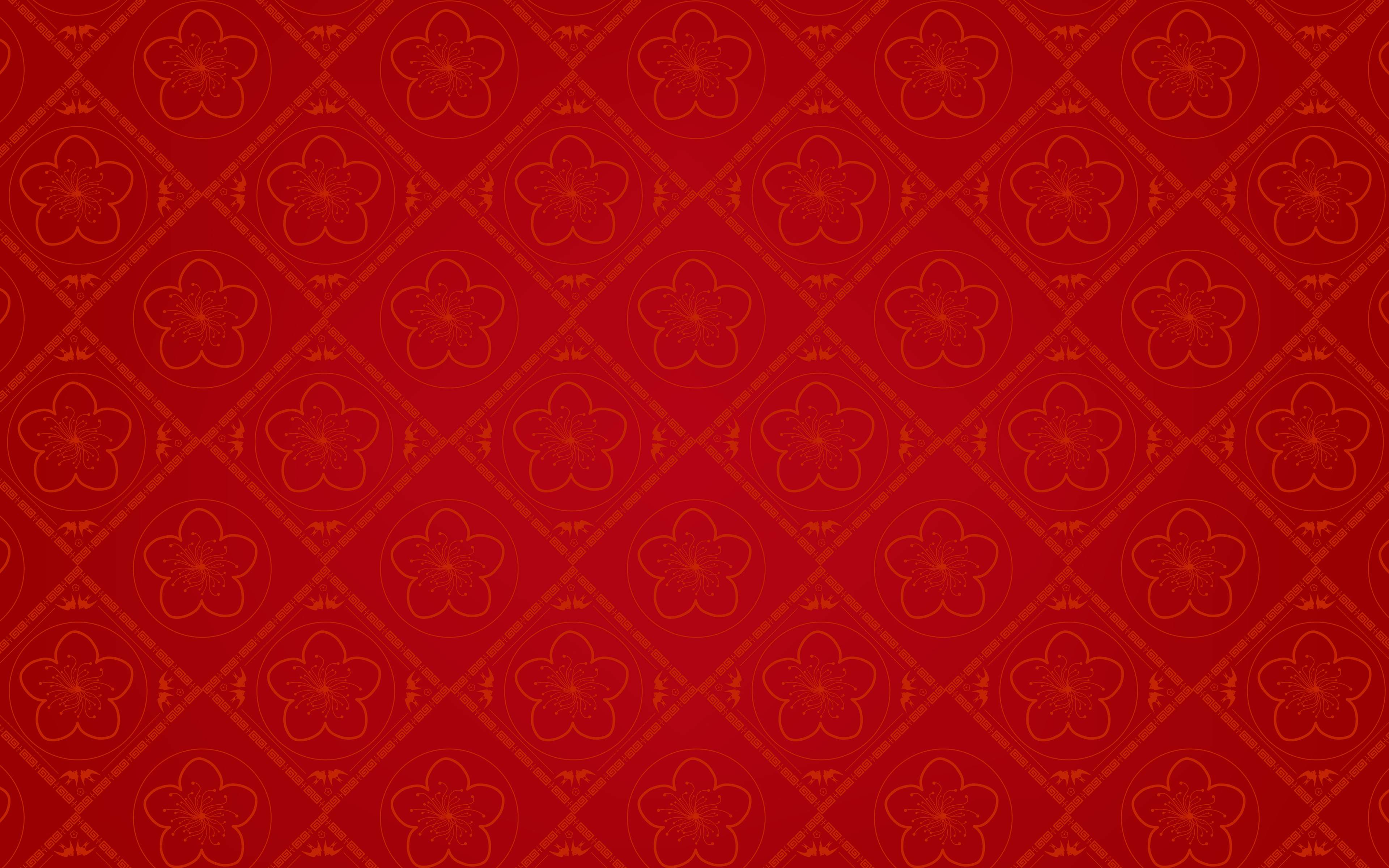 Red Chinese Designs Wallpapers Wallpaper Cave