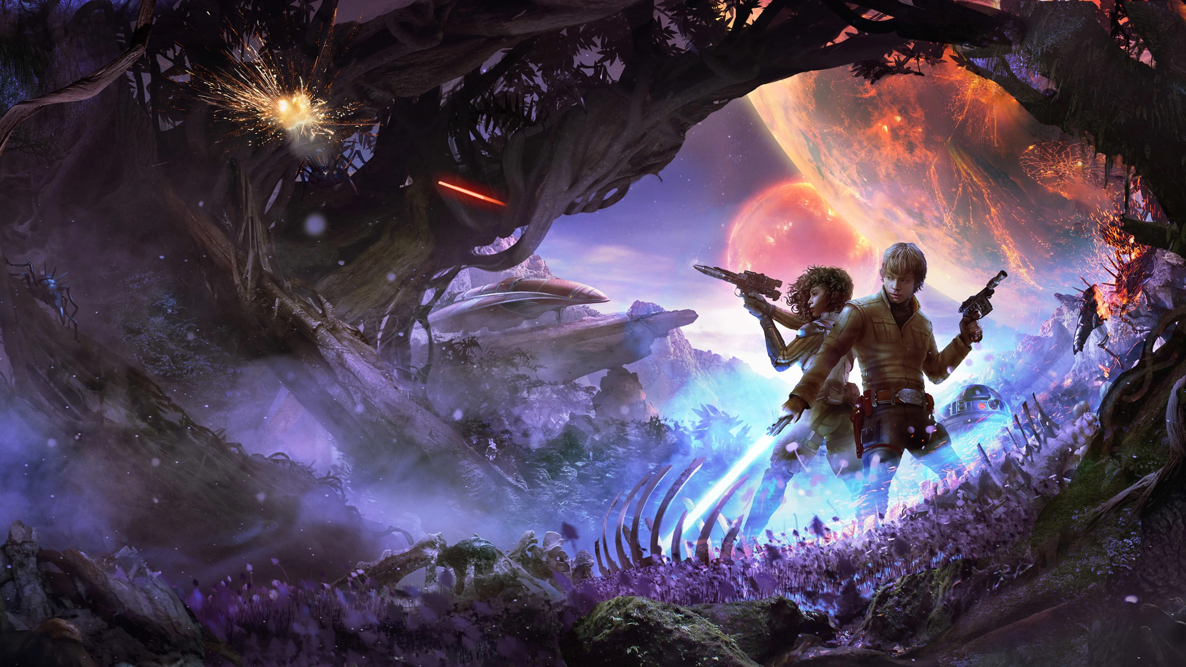 Star Wars Skywalker Art Wallpapers Wallpaper Cave