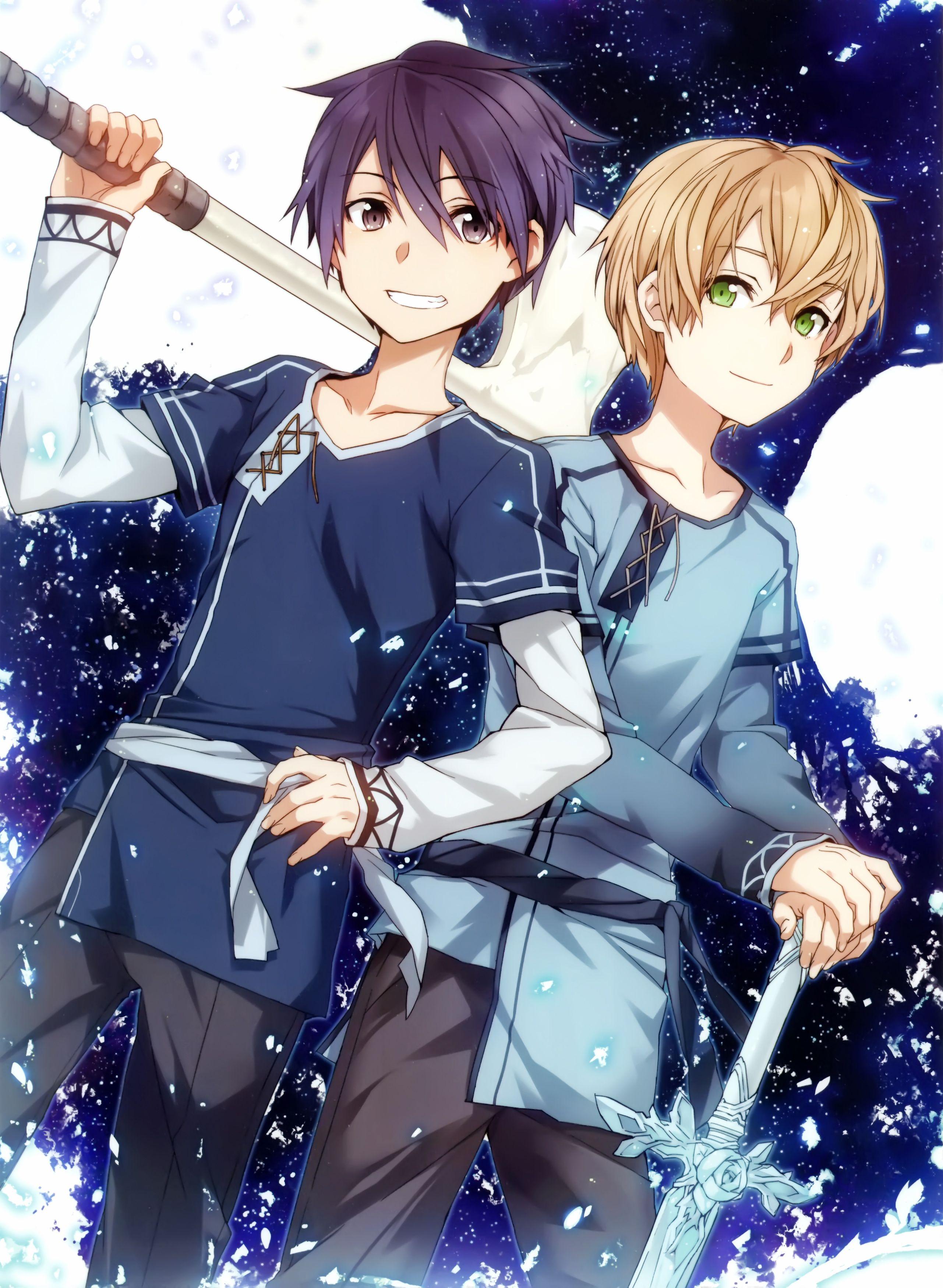 Kirito And Eugeo Android Wallpapers Wallpaper Cave