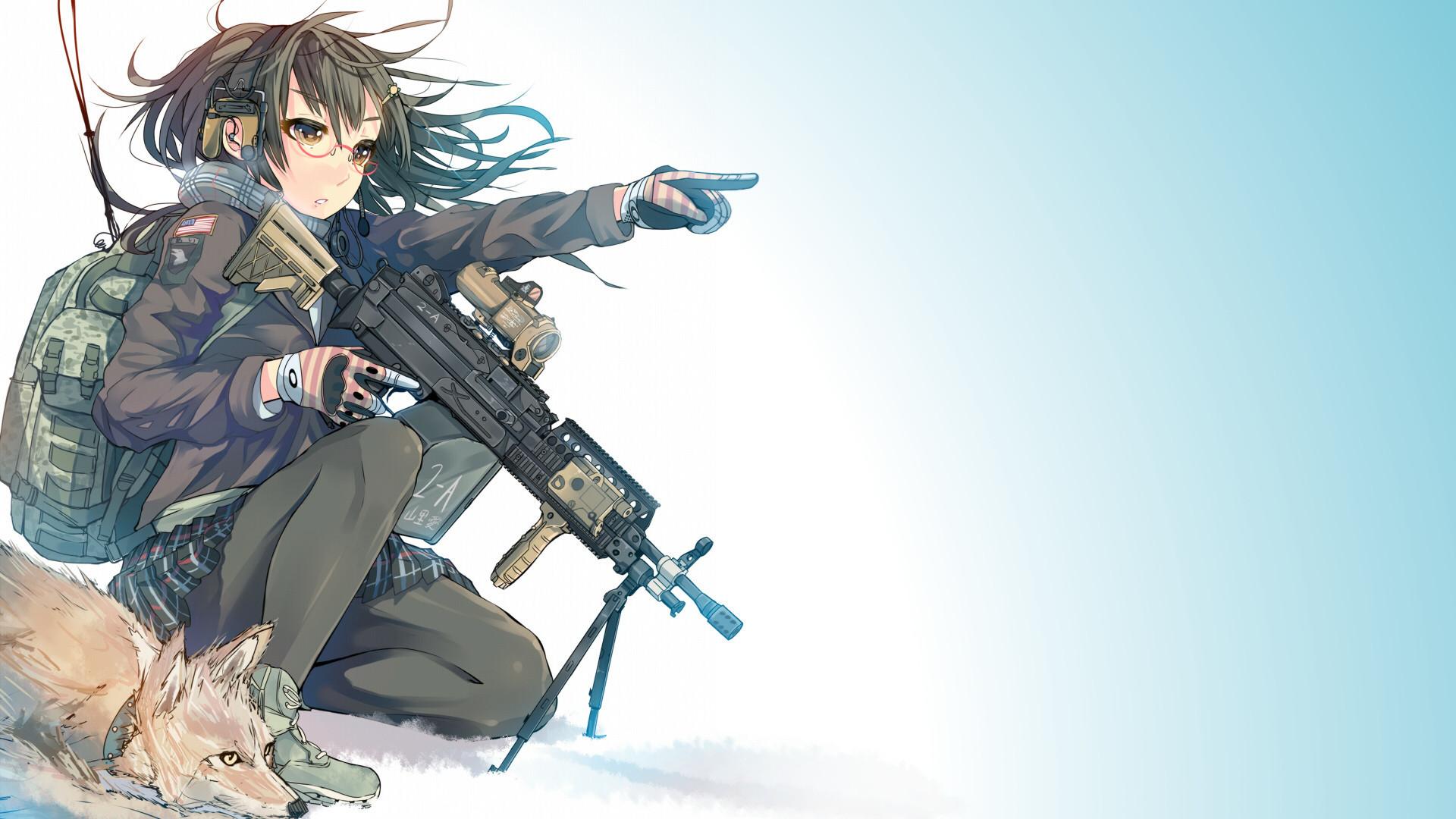 Anime Military Girl Wallpapers Wallpaper Cave