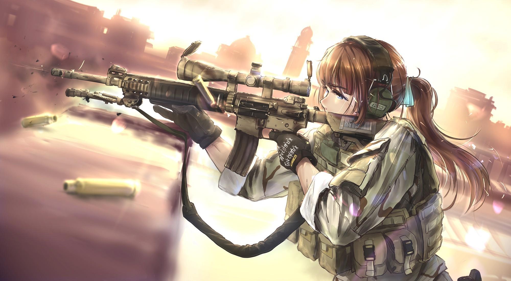 Girl Army Anime Wallpapers - Wallpaper Cave