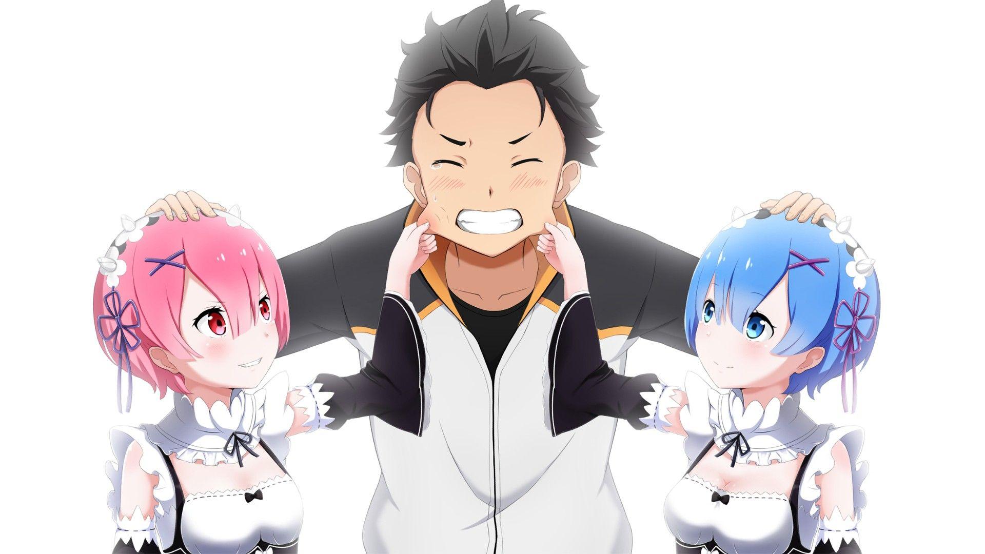 Subaru X Rem Anime Wallpapers Wallpaper Cave