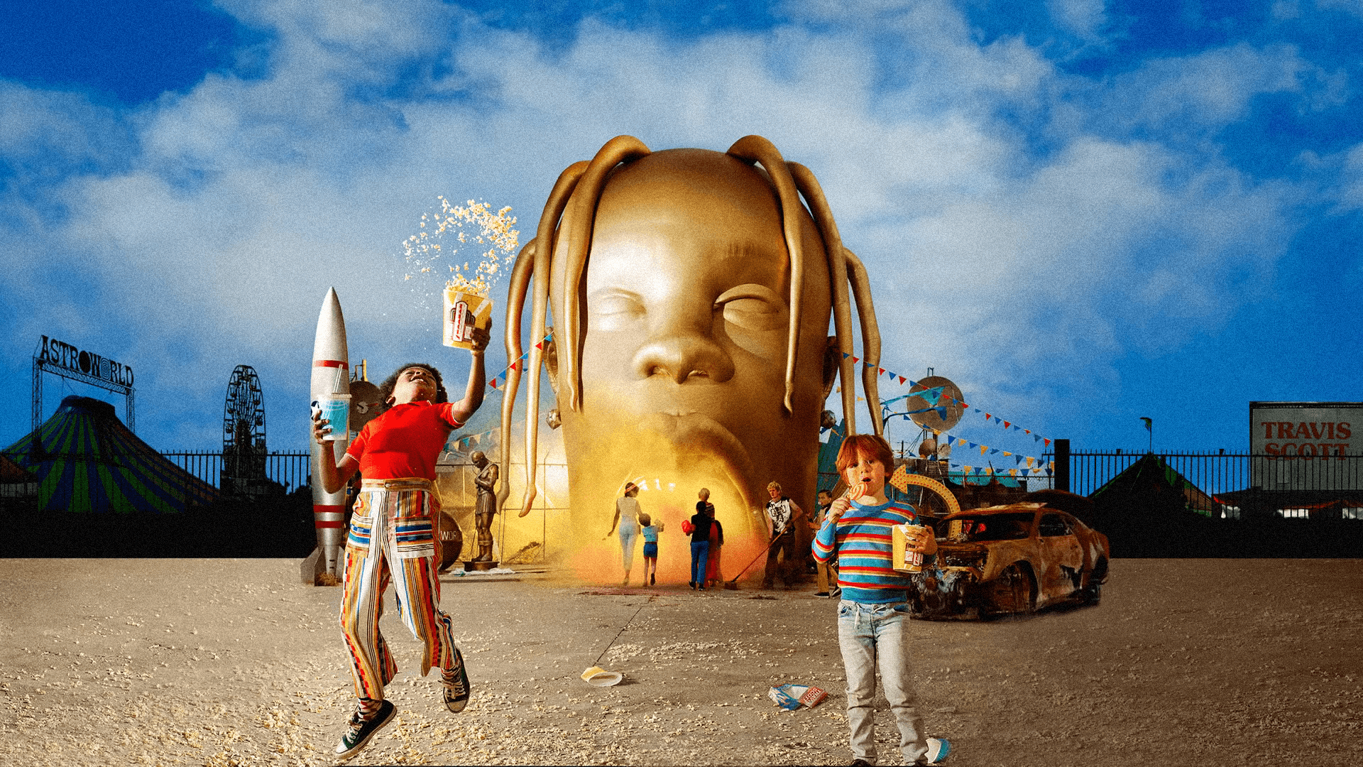 Astroworld Aesthetic Horizontal Wallpapers Wallpaper Cave