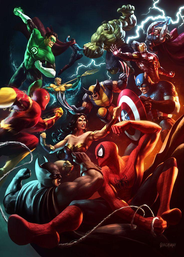 Phone Marvel Vs DC Hd Wallpapers Wallpaper Cave