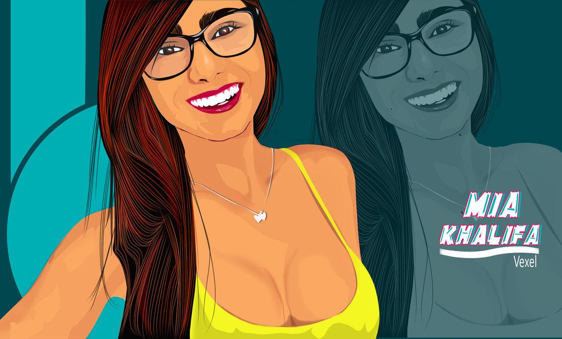 Mia Khalifa Mobile Cartoon Wallpapers Wallpaper Cave
